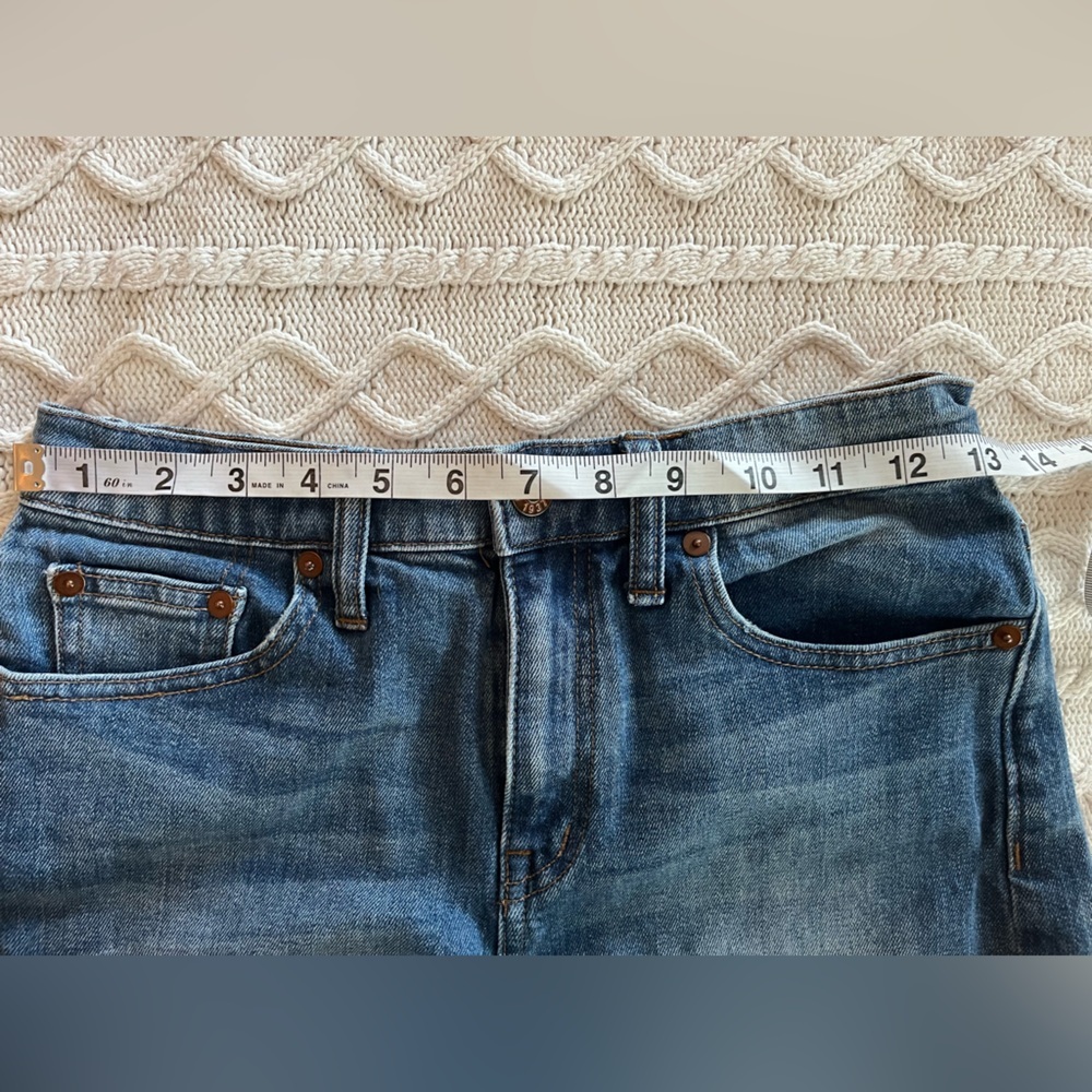 Madewell Medium Wash Denim Cuffed Shorts Women’s Size 26 - Picture 2 of 12